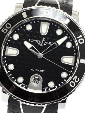 Ulysse Nardin lady diver 8103-101 Date black Dial Automatic Men's Watch
